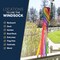 Spiral Rainbow 60 Inch Windsock by Madrona Brands | Durable Outdoor Hanging Decoration | Yard, Porch, Deck, Patio